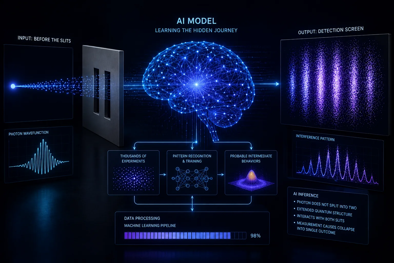 How Quantum Interference Powers a Neural Network